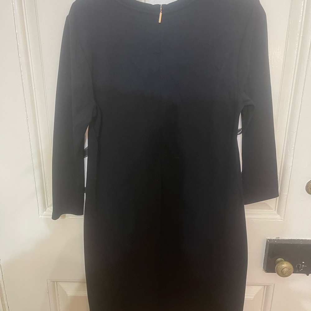 Ralph Lauren Monochrome Chain Print Dress - Picture 3 of 3